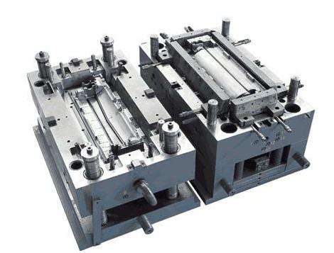 注塑模具動、定模采用鑲塊形式